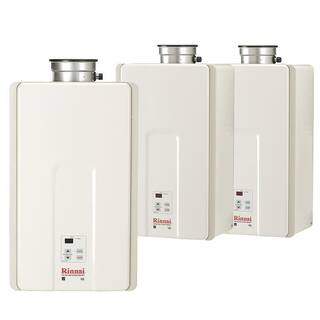 Rinnai High Efficiency 6.5 GPM Residential 150000 BTU Interior Natural Gas Tankless Water Heater (3-Pack) V65iN-3Pack