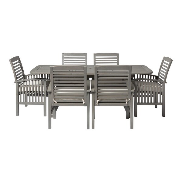 Middlebrook Surfside 7Piece Acacia Outdoor Extension Dining Set