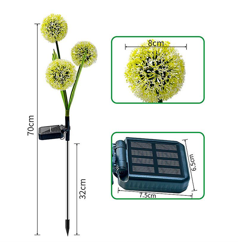 Garden Lights Outdoor Waterproof Led Flower Solar Stakes Light Pathway Yard Patio Villa Lawn Decorative Lamp