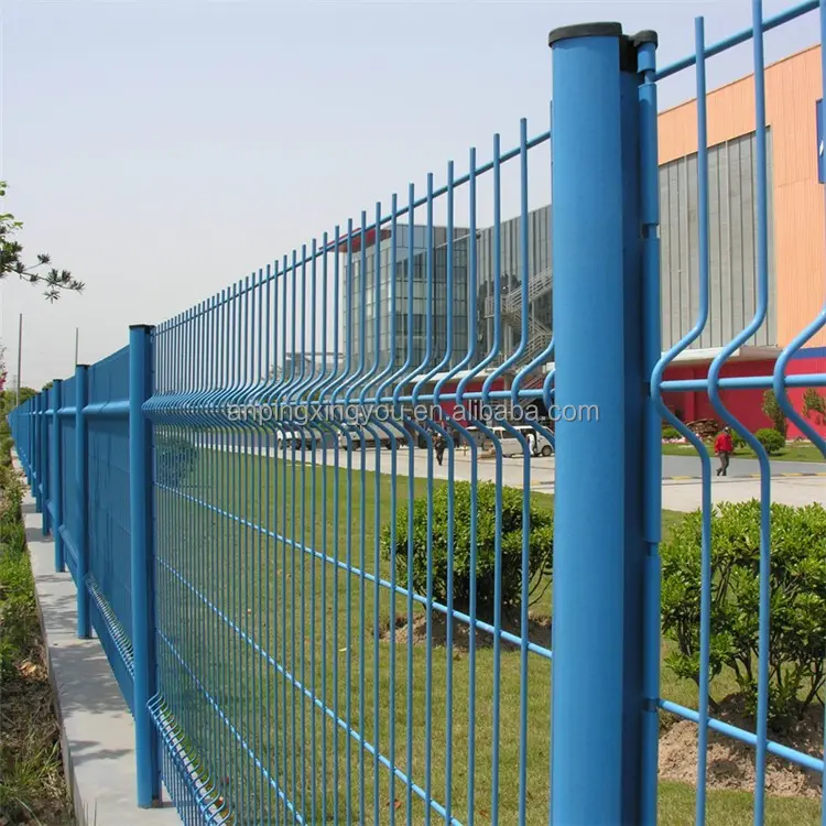 Factory wholesale Customized  Home Outdoor Decorative 3D Curved Welded Wire Mesh Garden Fence For Fence Panel