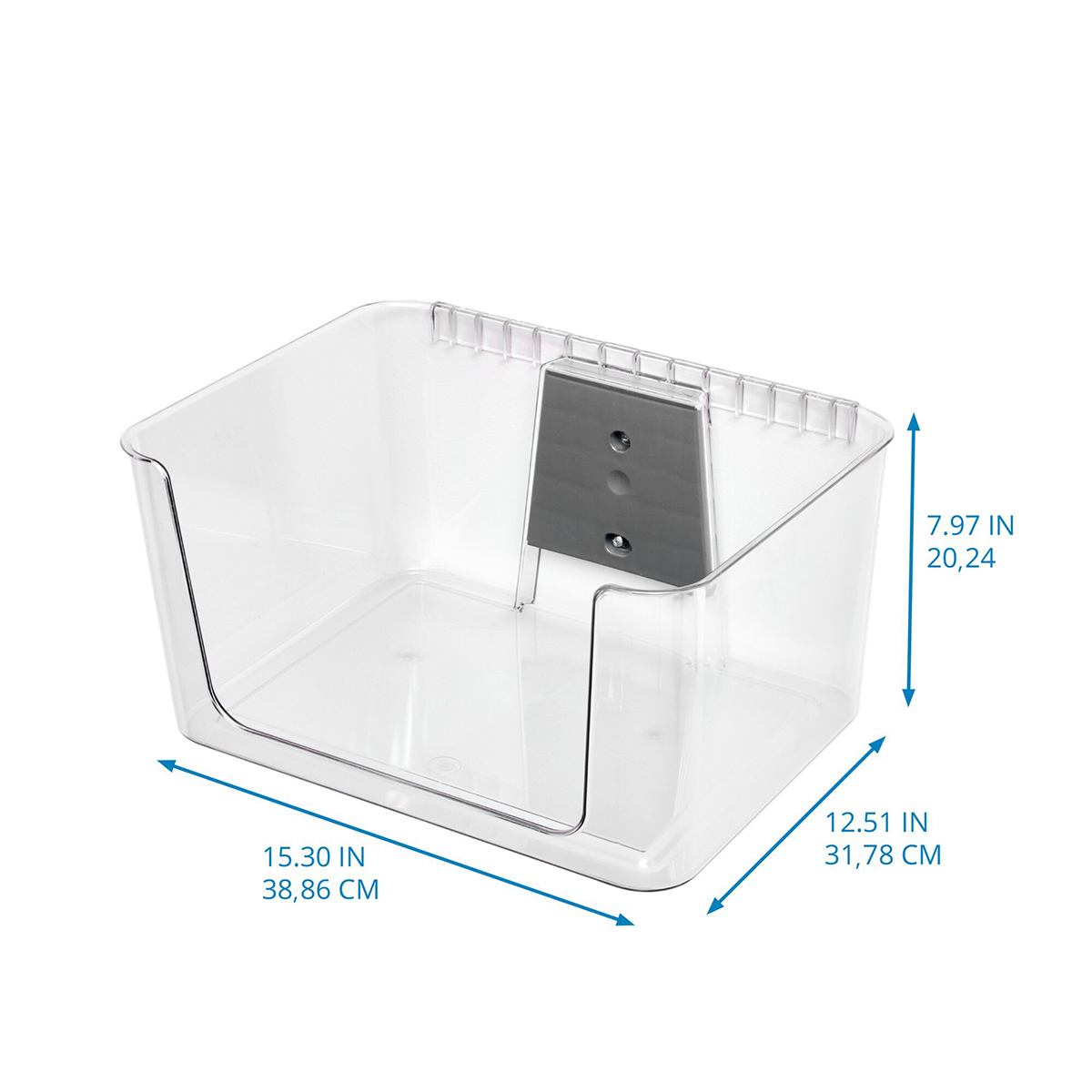 iDesign Wallspace Bin amp Bracket