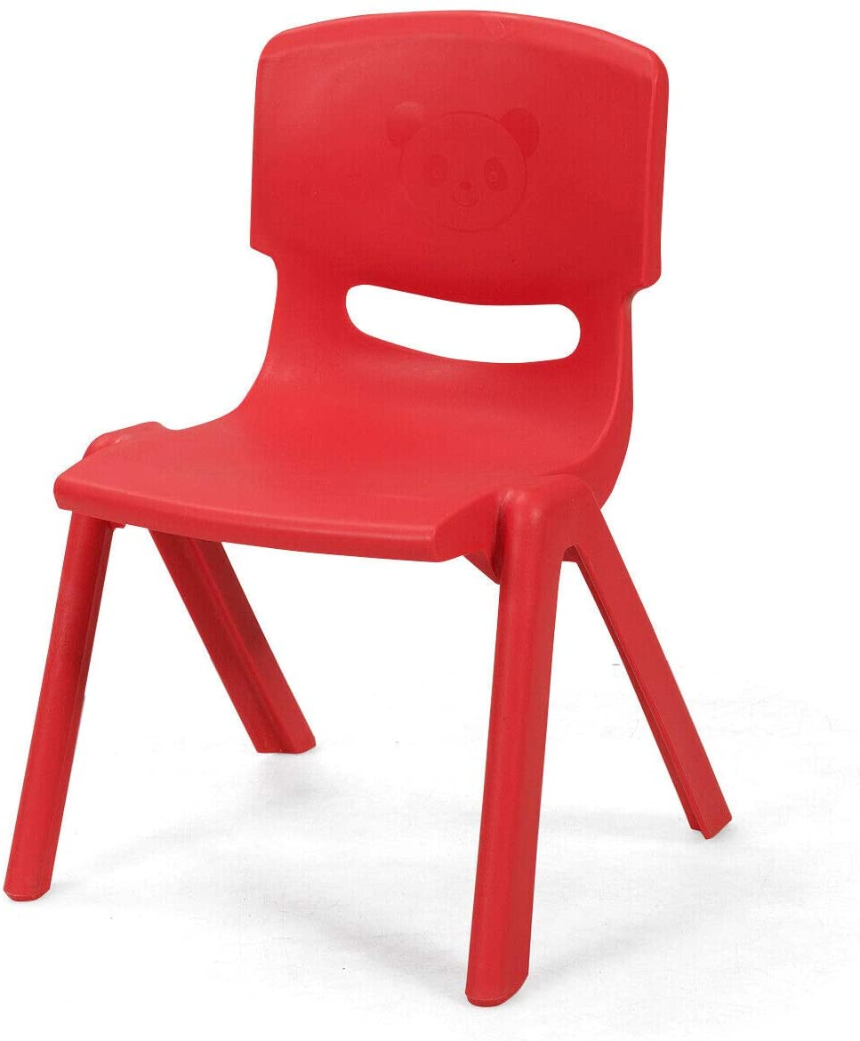 Plastic Stackable School Chairs, 4 Pack Stackable Chairs