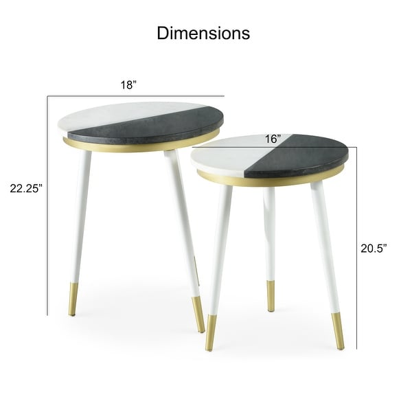 Carson Carrington Tula 2-Piece Side Tables