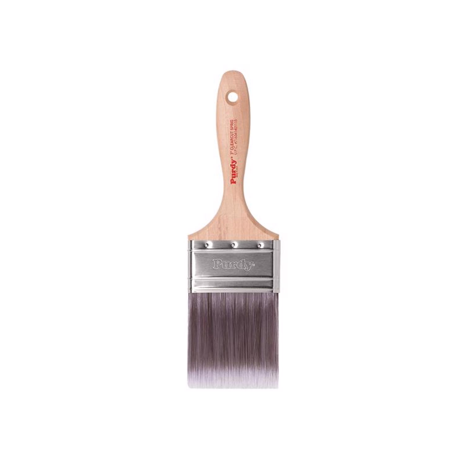 Purdy Clearcut Sprig 3 in. Stiff Flat Trim Paint Brush