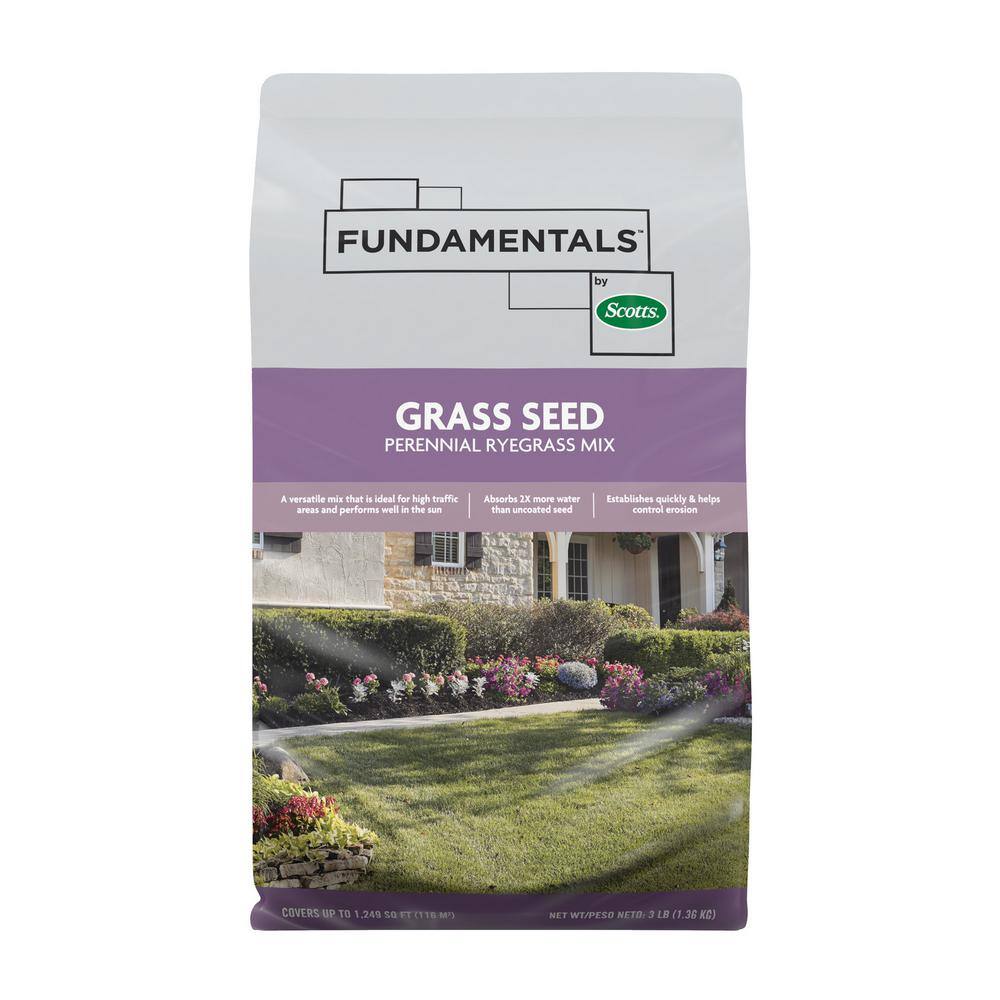 Scotts Fundamentals 3 lbs. Perennial Ryegrass Grass Seed 18282A