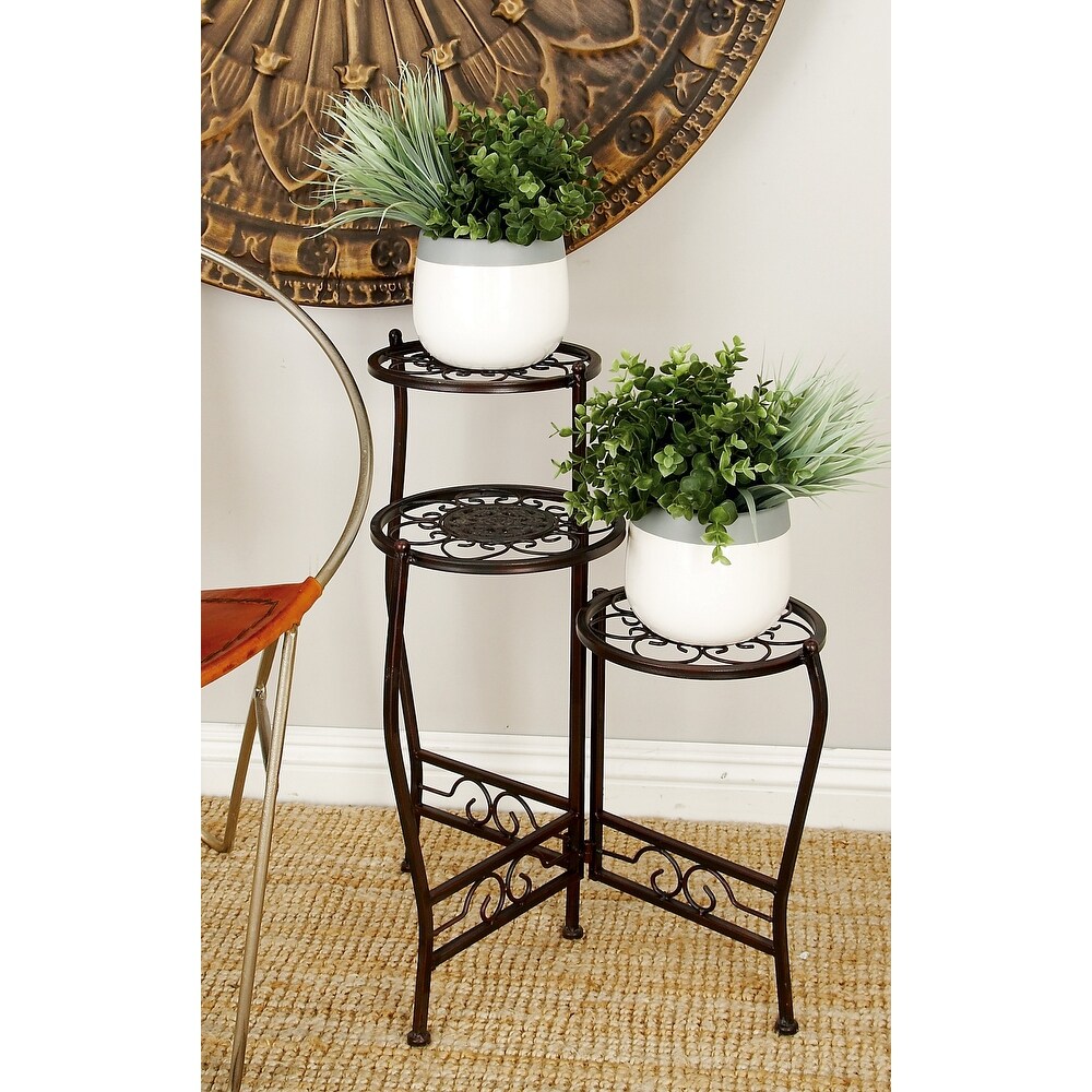 Metal Indoor Outdoor 3 Tier Plantstand