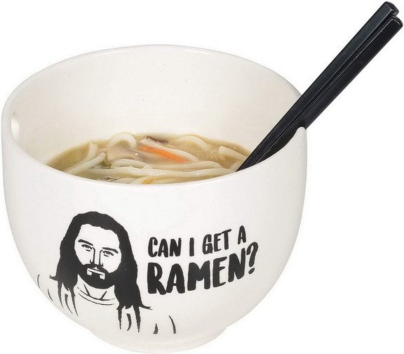 Jesus Can I Get A Ramen 20oz Ramen Bowl and Chopst...