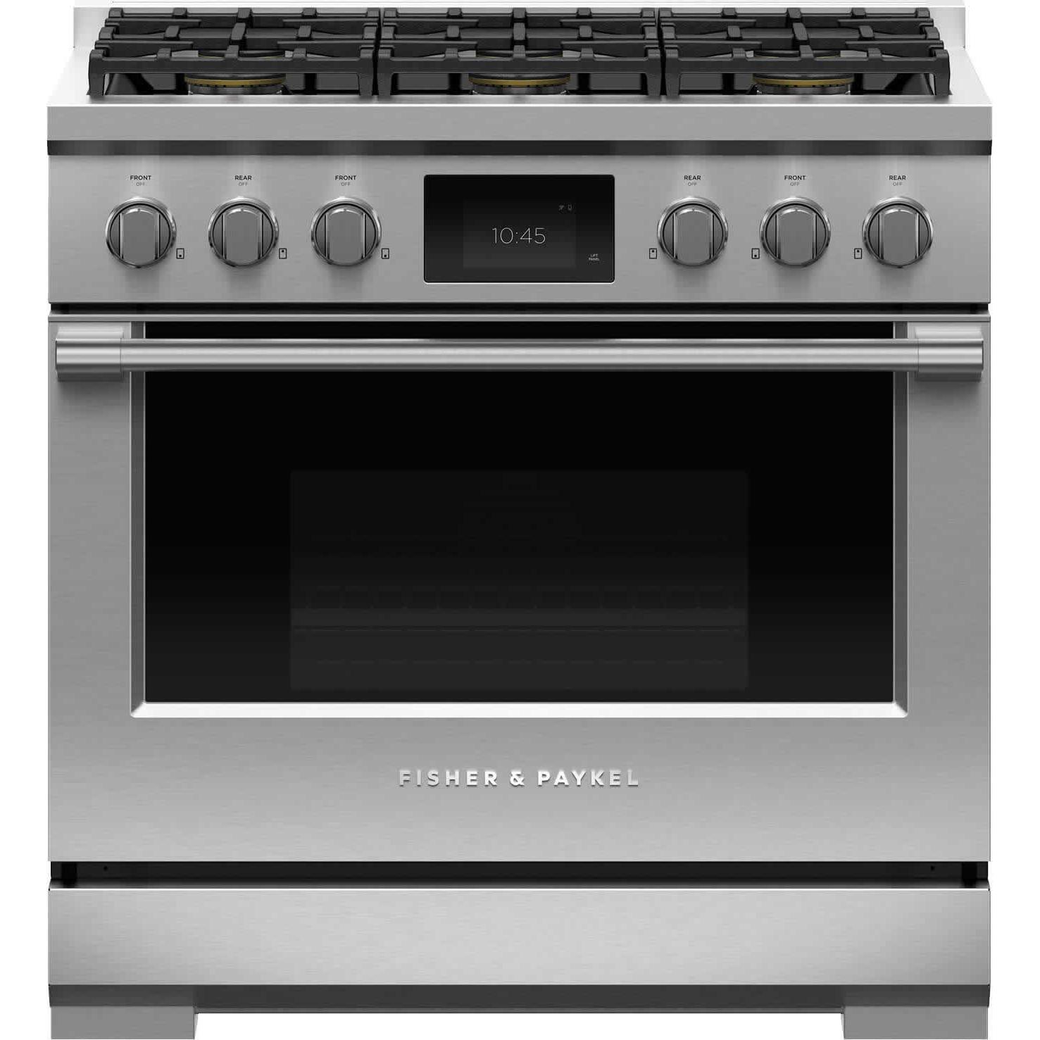 Fisher & Paykel 36-inch Freestanding Dual-Fuel Range with 6 Burners RDV3-366-L