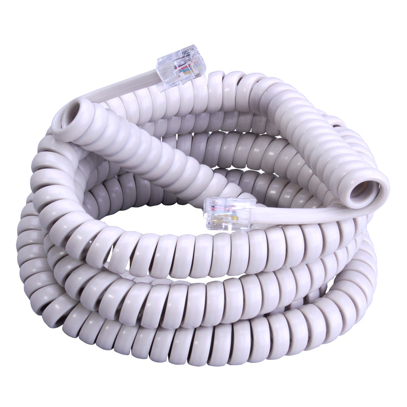 CORD HANDSET 12' ALMOND