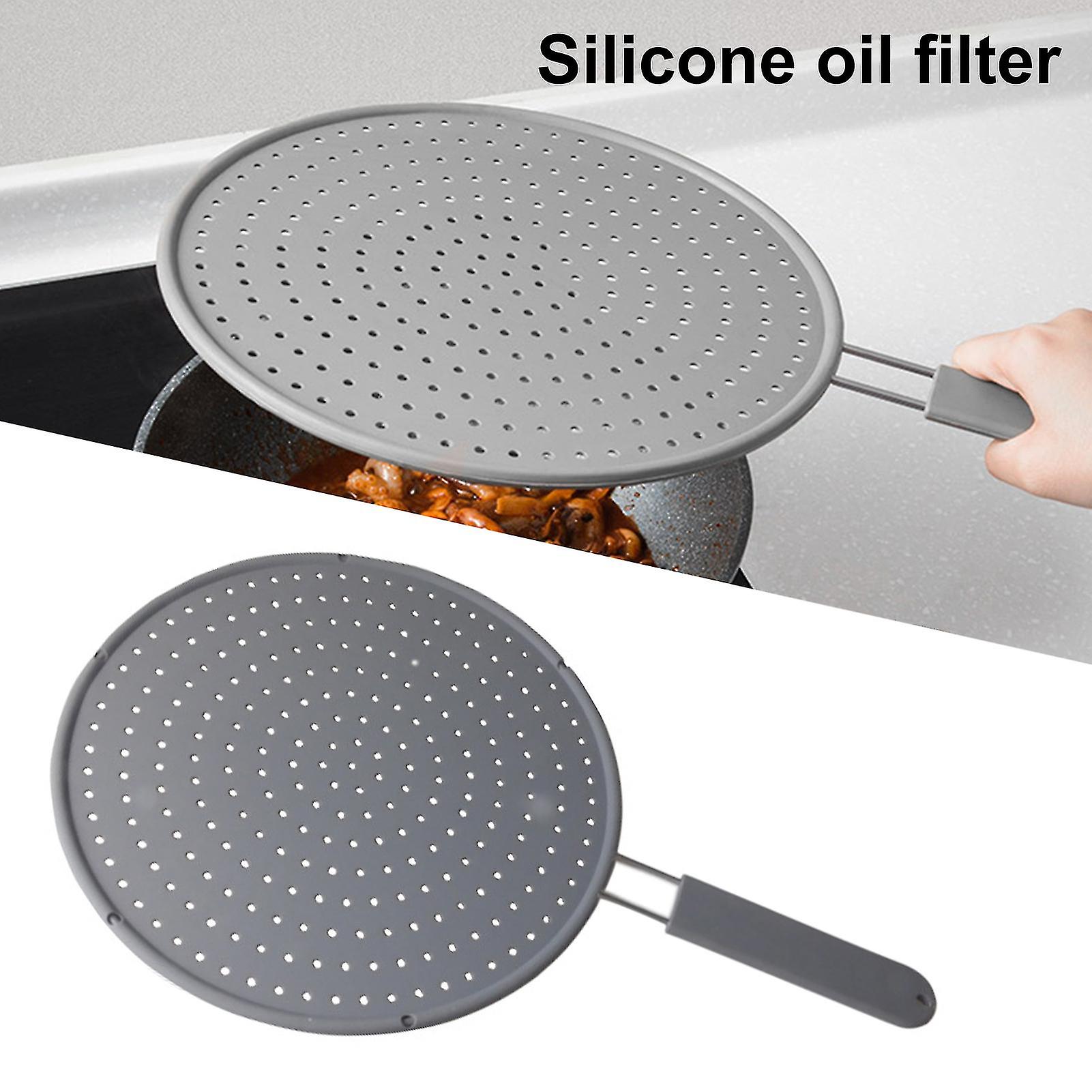 Miman Eco-friendly Strainer Heat Resistant Universal Size Easy To Clean Oil Filter For Kitchen