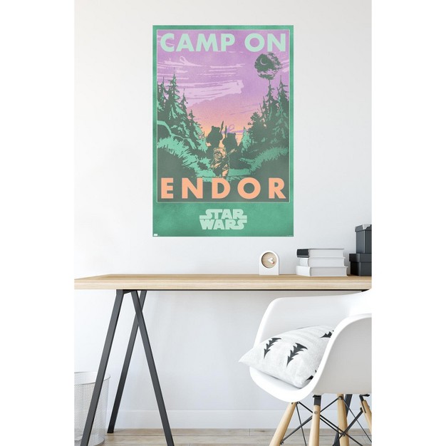 Trends International Star Wars Endor Camp On Endor Unframed Wall Poster Prints