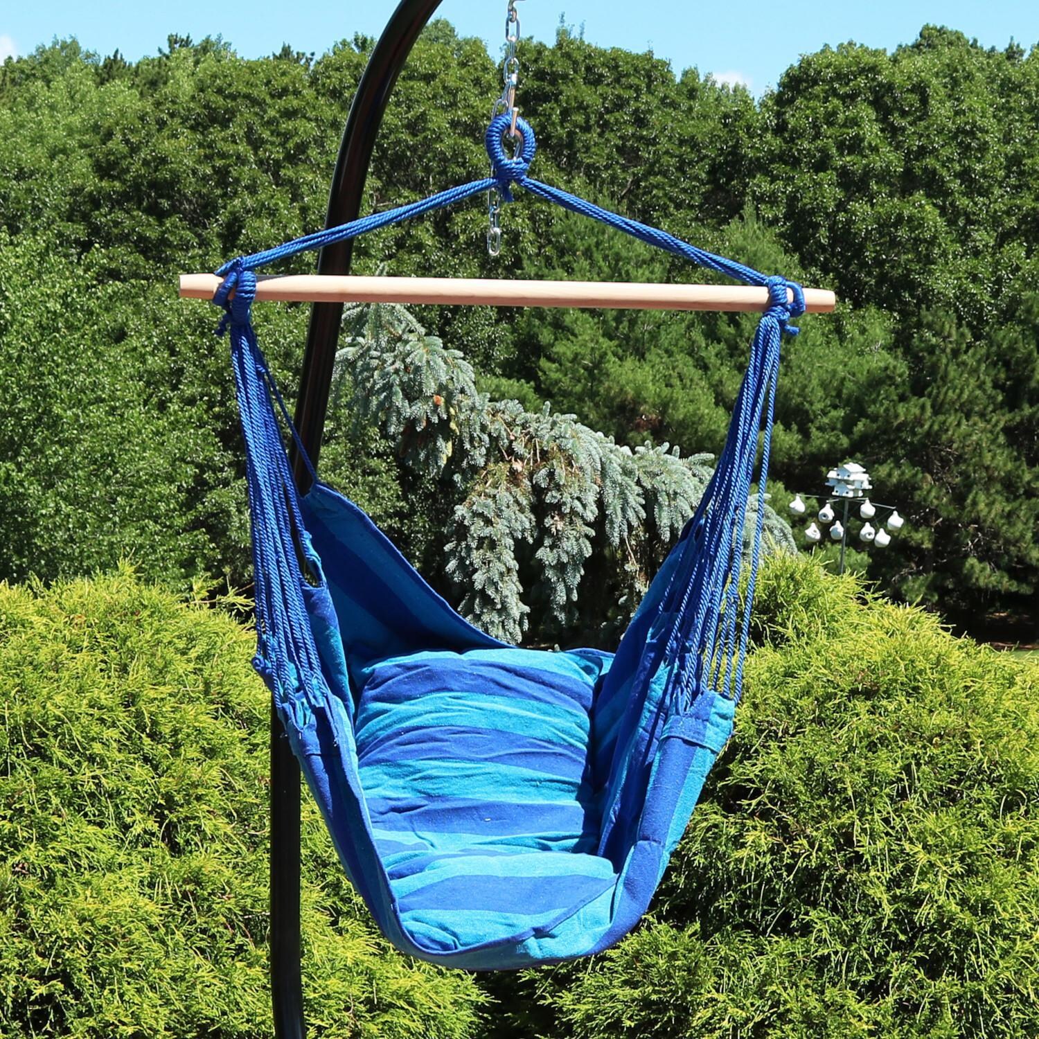 Ultimate Patio Hanging Hammock Chair w/ Cushions