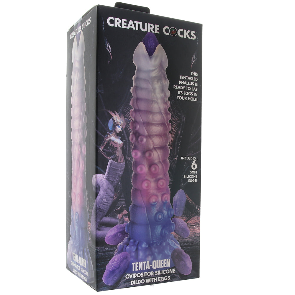 Creature Cocks Tenta-Queen Ovipositor Dildo and Eggs