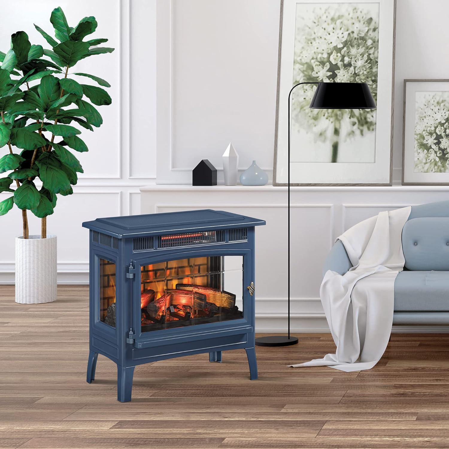 💝Last Day 70% Off✨ Electric Infrared Quartz Fireplace Stove with 3D Flame Effect