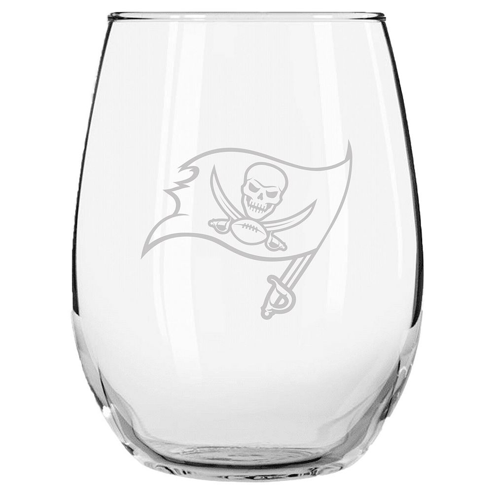 Tampa Bay Buccaneers 15oz. Etched Stemless Glass Tumbler