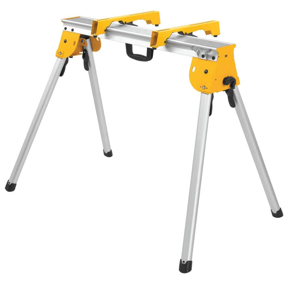 DEWALT 15 Amp Corded 12 in. Double Bevel Compound Miter Saw and Heavy-Duty Work Stand DWS716W725B