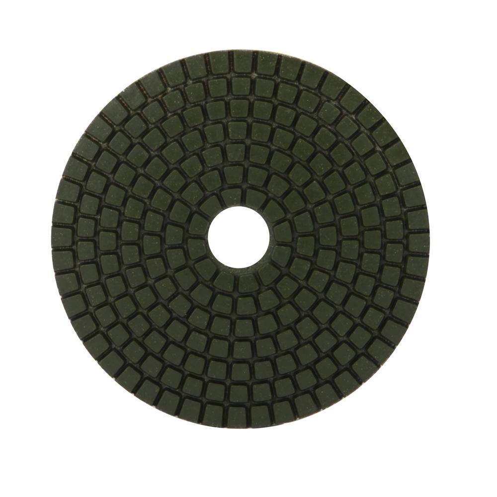 Rubi 4 in. 100 Grit Resin Wet Polishing Pad 61945