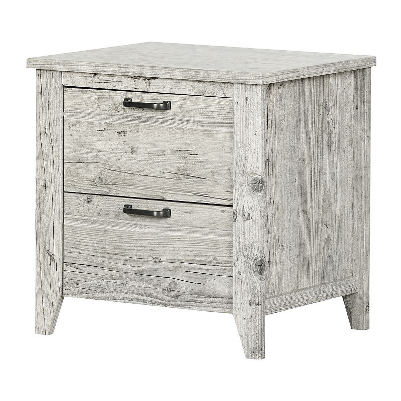 South Shore Lionel 2-Drawer Nightstand