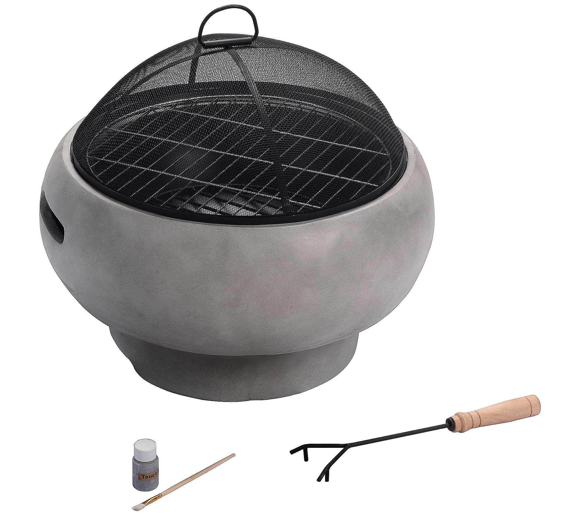 Teamson Home 21 Round Wood Burning Fire Pit