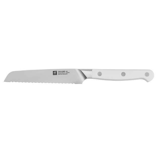 Zwilling Pro Le Blanc 5 inch Serrated Utility Knife