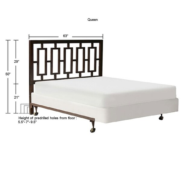 Madison Park Arthon Espresso Headboard - - 13311604