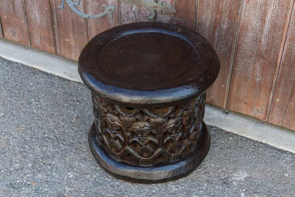 Antique Tribal Bagongle Ceremonial Stool   Southwestern   Accent And Garden Stools   by De cor  Houzz