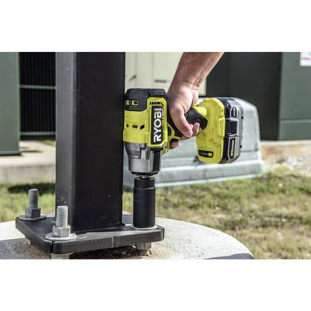 RYOBI ONE+ HP 18V Brushless Cordless 4-Mode 12 in. Impact Wrench (Tool Only) P262