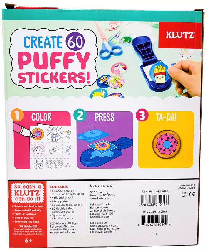 Klutz Make Your Own Puffy Stickers