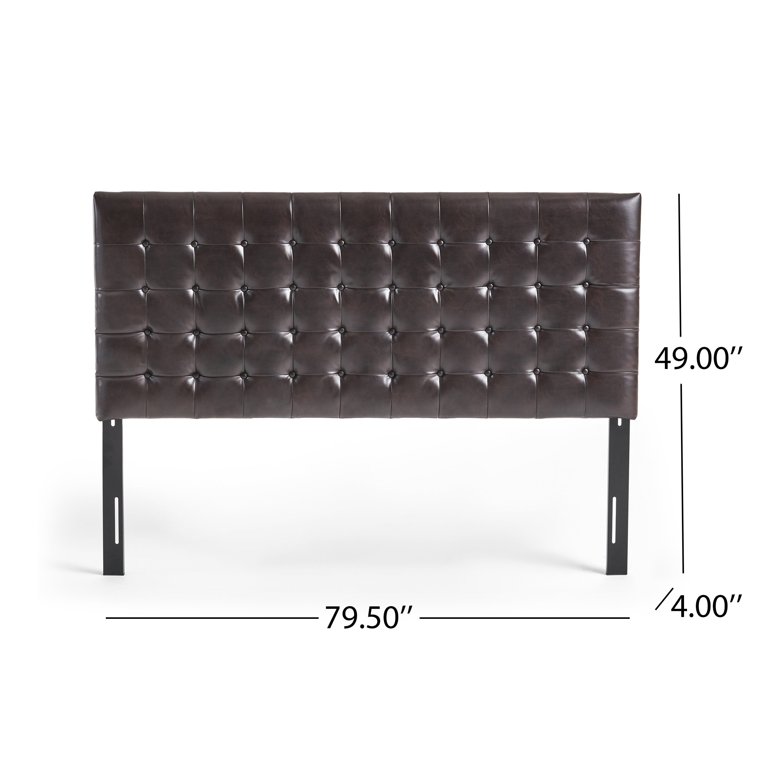 Lucca Tufted Bonded Leather King/Cal King Headboard