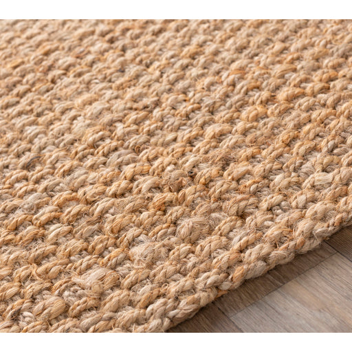 Jute Woven Jute Wheat Rug