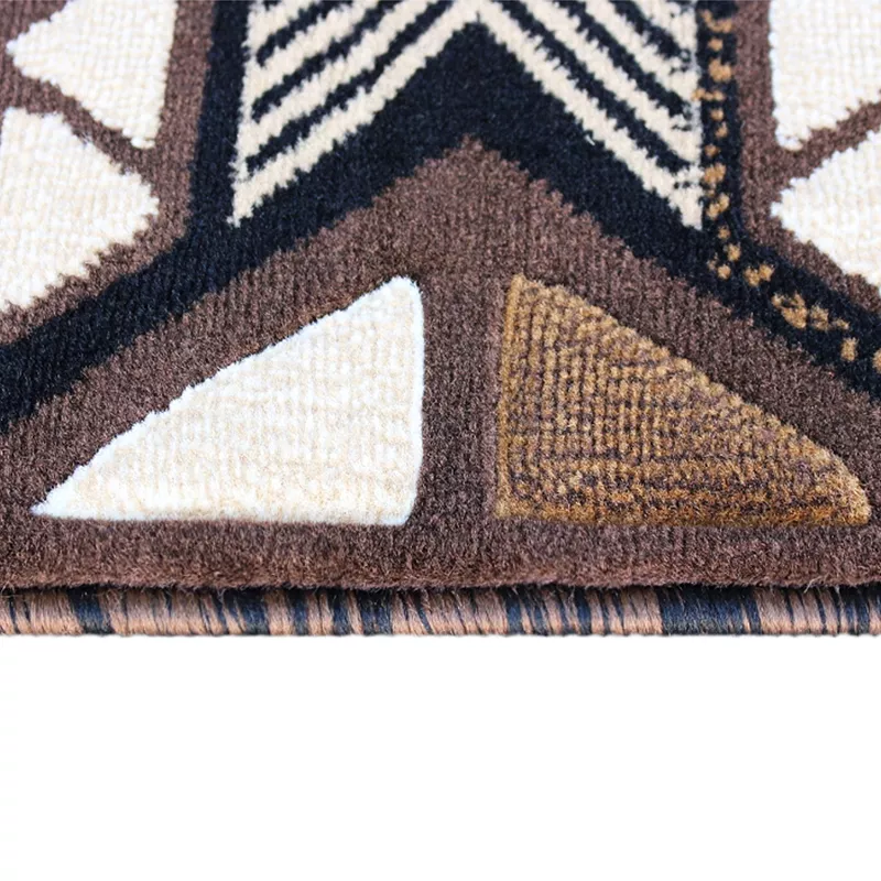 Masada Rugs Masada Rugs 5'x7' Southwest Native American Area Rug - Design C318 Chocolate