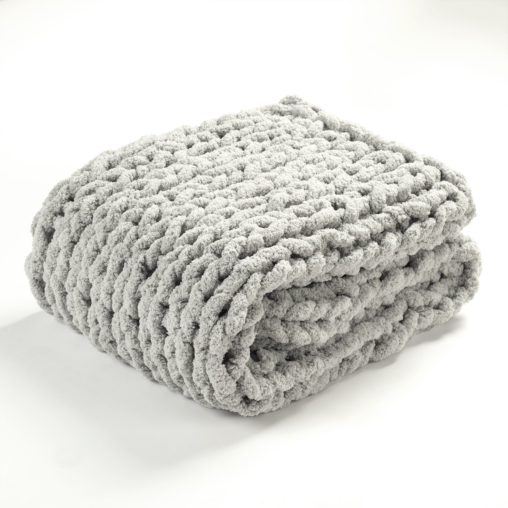 Hygge Ultra Soft Chenille Chunky Knit Throw