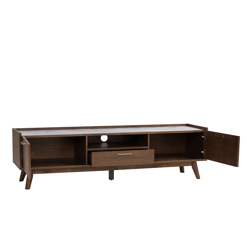 BREDA Entertainment TV Unit 180cm - Walnut