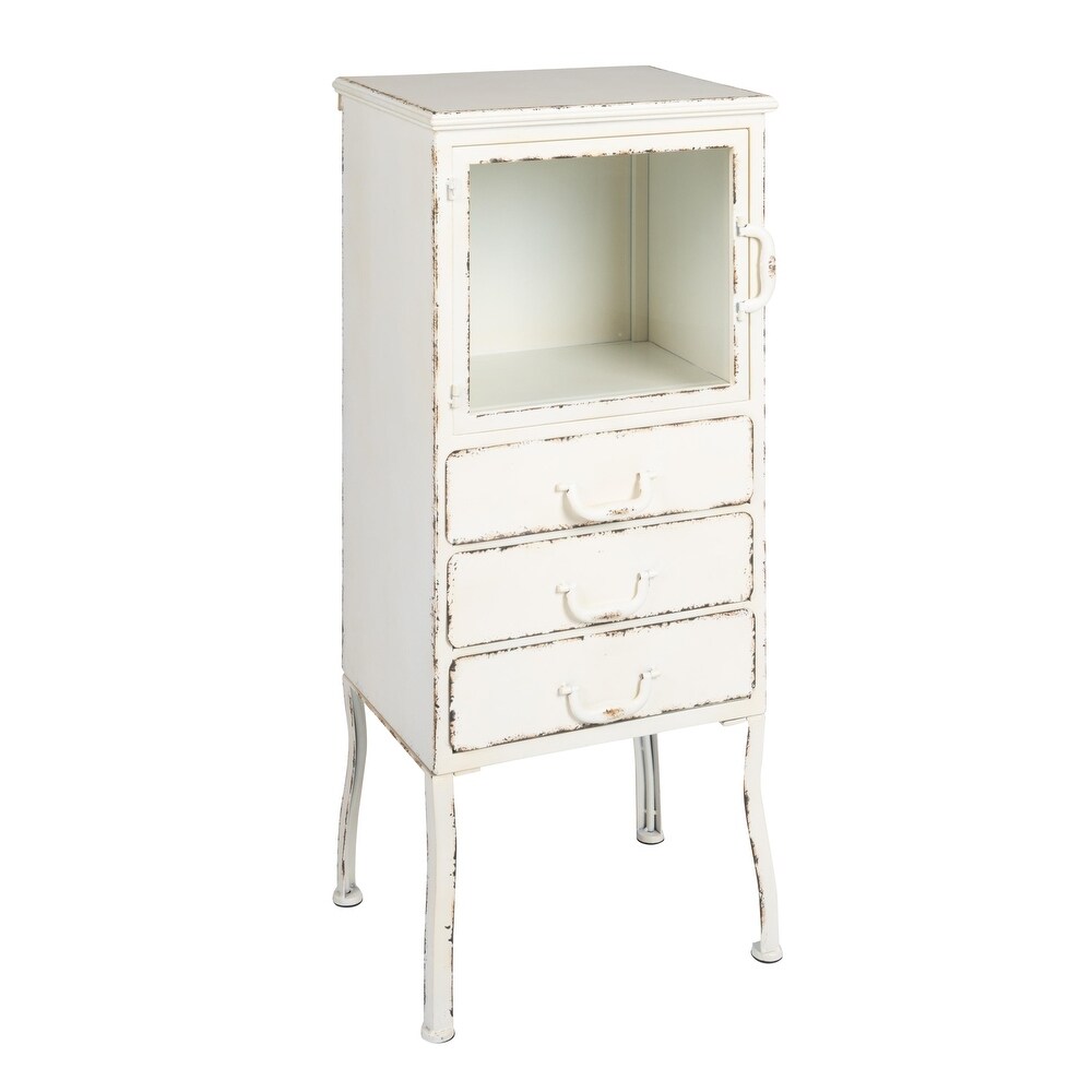 Storage Metal Cabinet with 3 Drawers