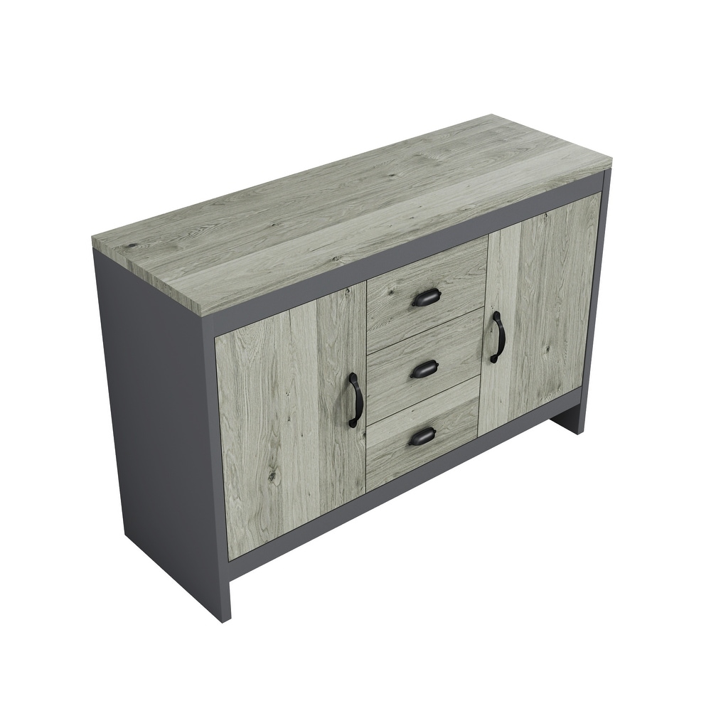 Gray Storage cabinet with drawers