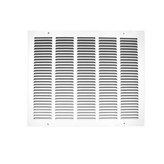 TruAire 25 in. x 14 in. White Return Air Grille H170 25X14