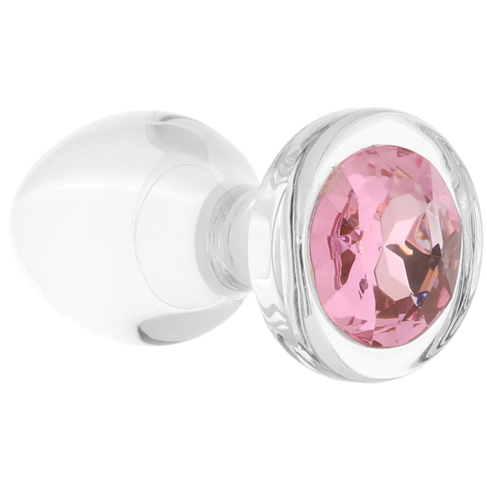 Adam & Eve  Pink Gem Glass Plug Set