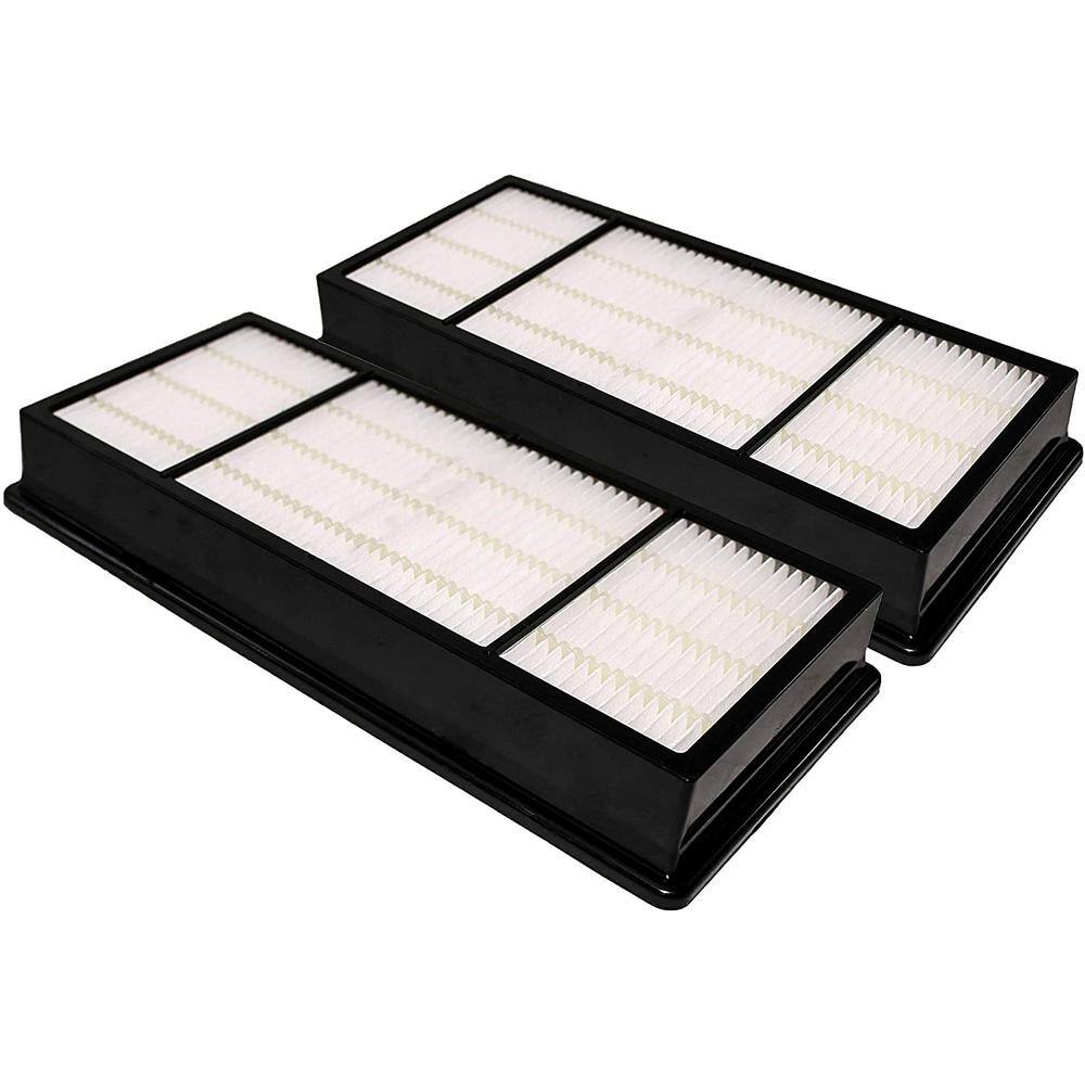 LifeSupplyUSA 10 in. x 4.75 in. x 1.38 in. Replacement HEPA Filter Fits N Honeywell Air Purifier Models (2-Pack) ER183