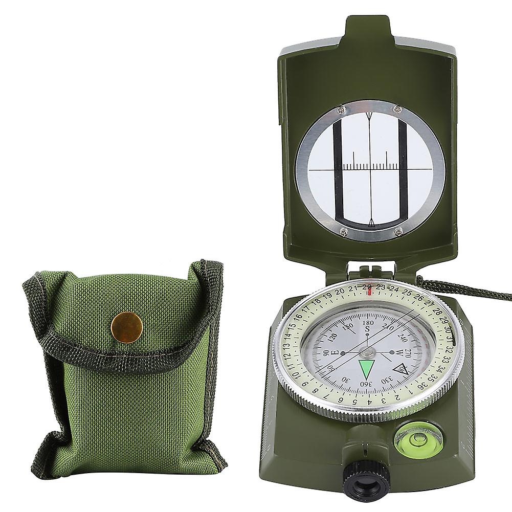 American Style Waterproof Navigational Compass For Outdoor Camping Hiking Military Green