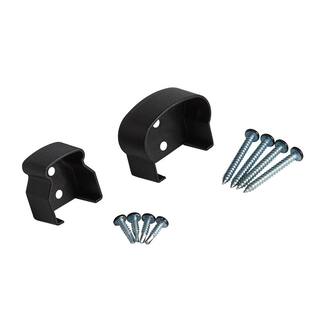 Fiberon CitySide Matte Aluminum Line Hardware Kit - Black (Includes One Top and Bottom Bracket wScrews) BK BKT AL CS LN BKT BK