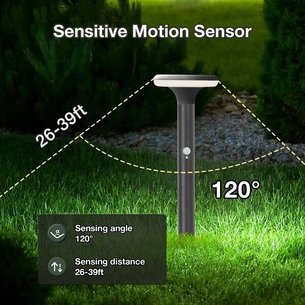 Inowel Solar Outdoor Light Pathway Garden Dusk to Dawn with Stake 2116