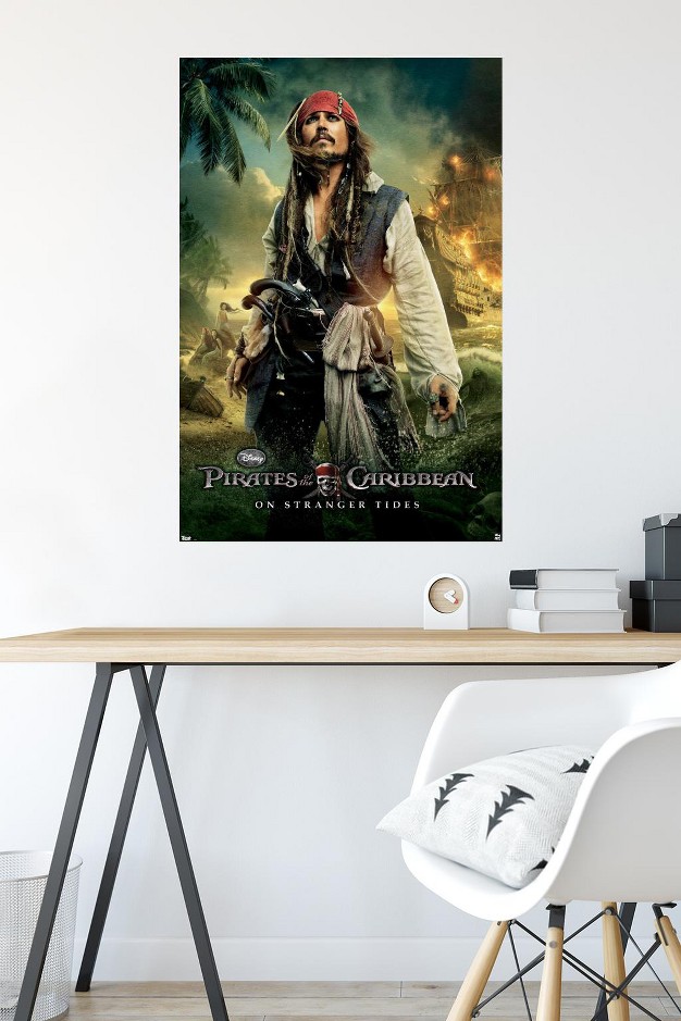 Trends International Disney Pirates Of The Caribbean On Stranger Tides One Sheet 2 Unframed Wall Poster Prints