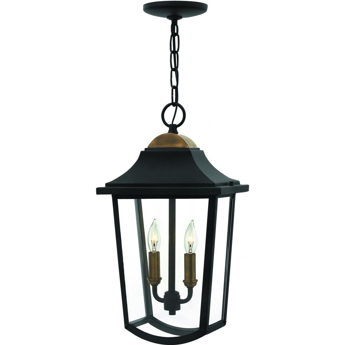 Hinkley Lighting Burton Two Light 18-Inch Outdoor Hanging Lantern