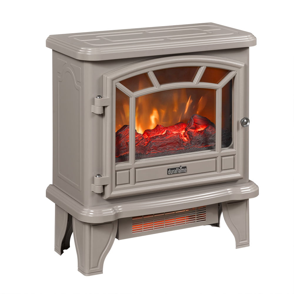 Duraflame® Infrared Quartz Electric Fireplace Stove Heater, Cream