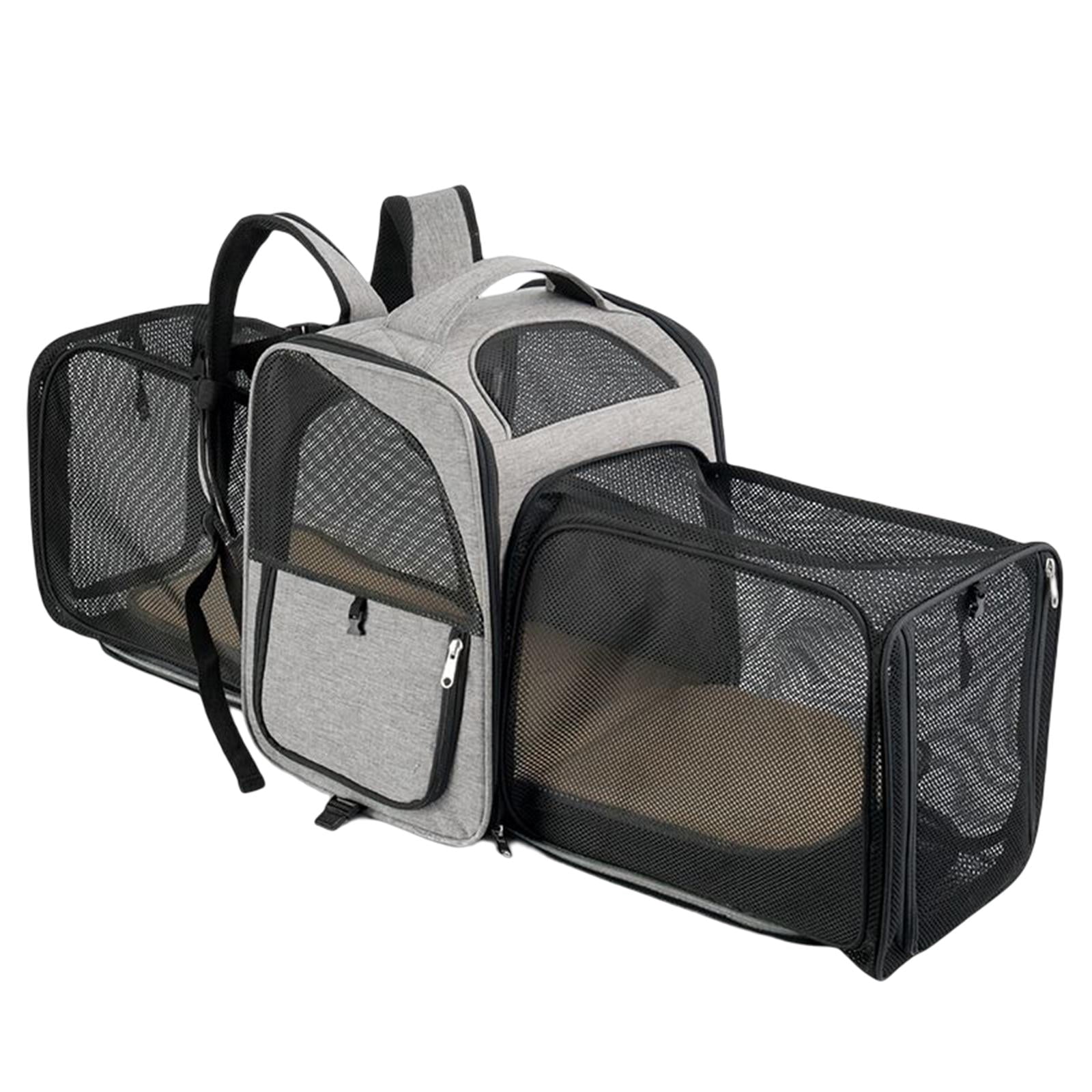 Portable Cat Backpack Expandable Soft Sided Travel Transport Bag Pet Carrier