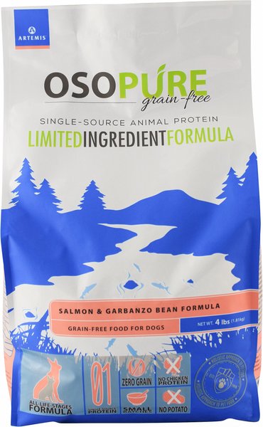 Artemis Osopure Salmon and Garbanzo Bean Formula Grain-Free Dry Dog Food