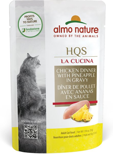 Almo Nature La Cucina Chicken with Pineapple Grain-Free Cat Food Pouches