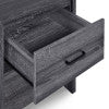 Titeca Contemporary 2 Drawer Nightstands, Set of 2, Sonoma Gray Oak