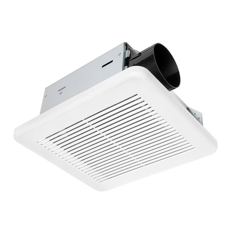 Hampton Bay 50 CFM WallCeiling Mount Roomside Installation Bathroom Exhaust Fan ENERGY STAR 7114-01