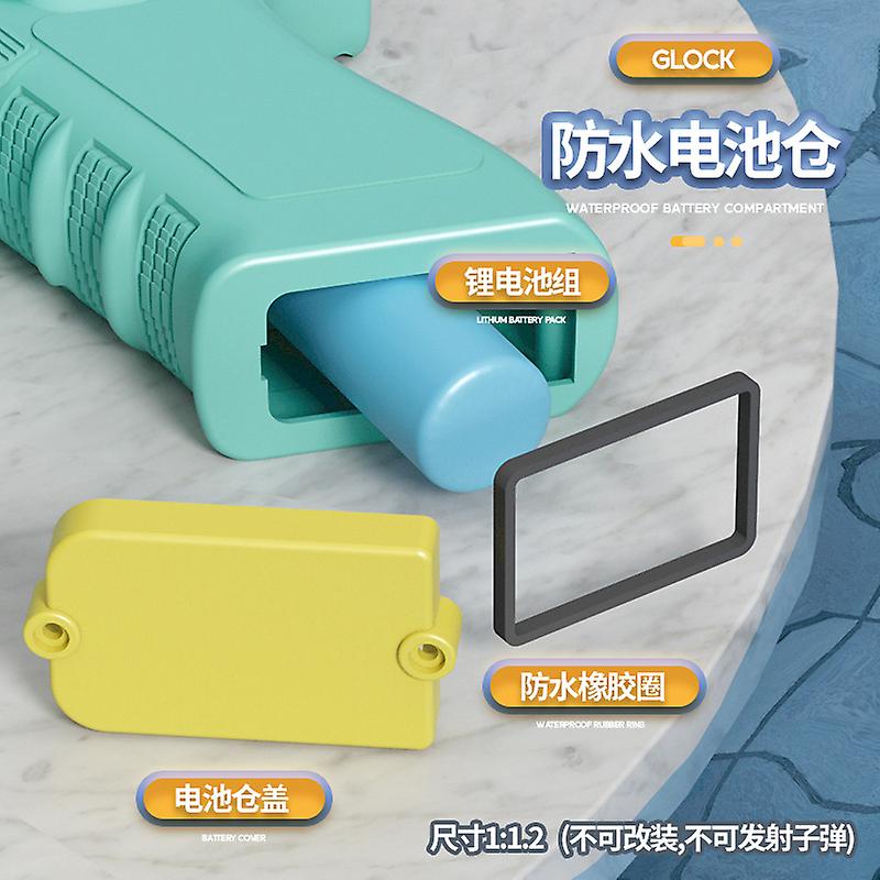 Born Pretty Glock Electric Burst Water Gun High-pressure Water Spray Water Fight Colt Water Outdoor Boy Play Water Toys